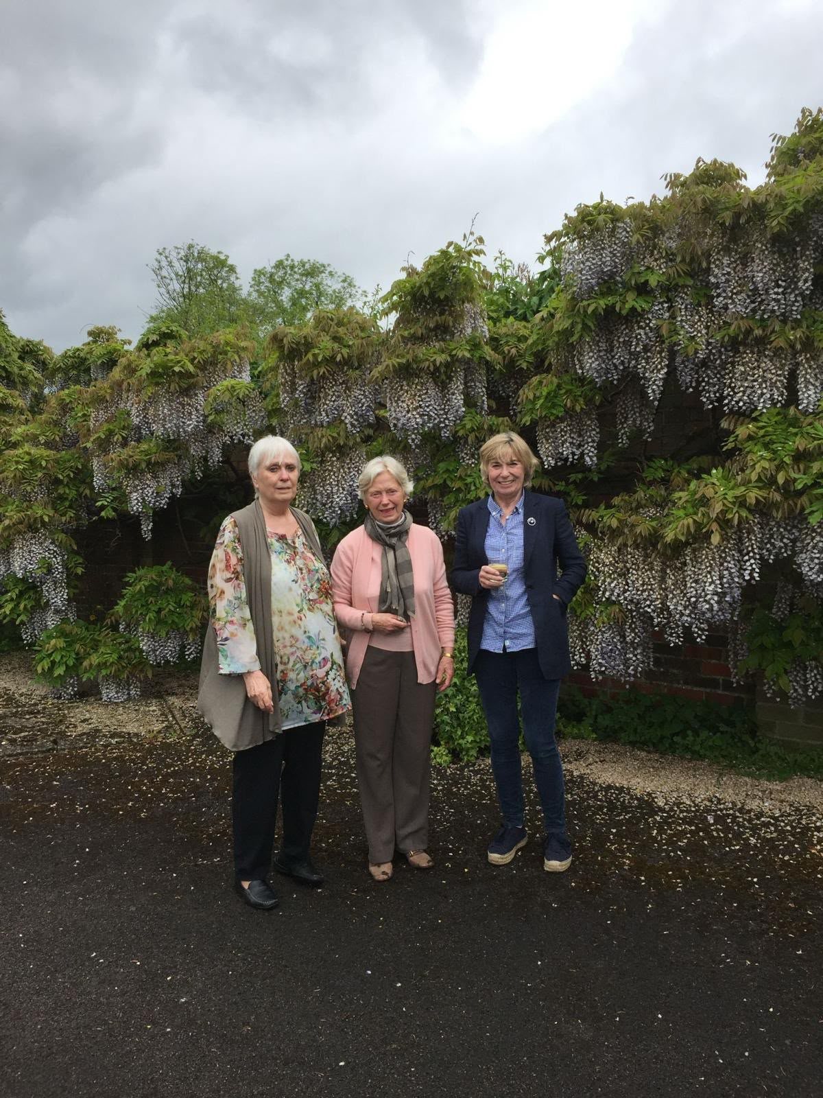 Trustee Carroll Forth, Patron Baroness Hooper and supporter Susan Butler
